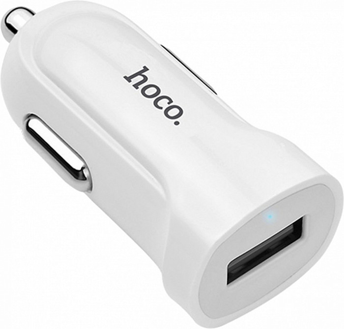 HOCO Z2 White АЗУ 1USB 1.5A для micro USB (6957531067788)
