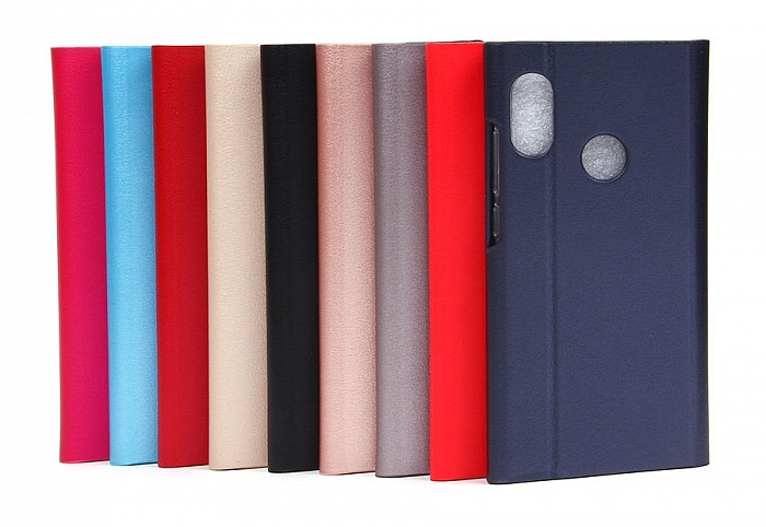 Чехол-книжка Xiaomi Redmi 6 Pro / Xiaomi MI a2 Lite (010885) красный