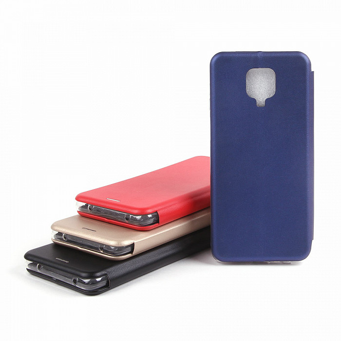 Чехол-книжка XIAOMI REDMI NOTE 9S розовое золото (009805)