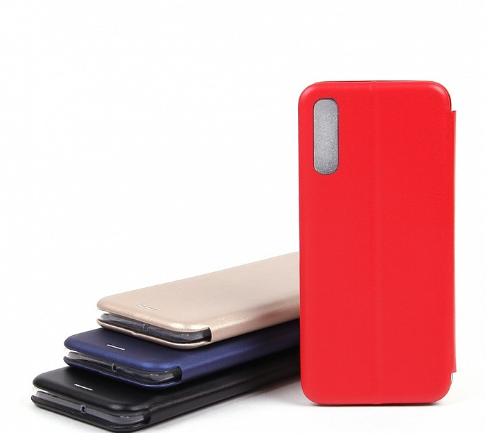Чехол-книжка для Samsung Galaxy A50 розовое золото (009805)