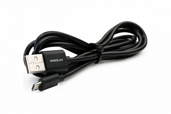 ERGOLUX USB-micro ELX-CDC01-C02 (3A, 1,2м, черный)