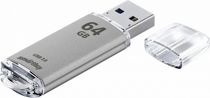 SMARTBUY 64GB V-CUT silver