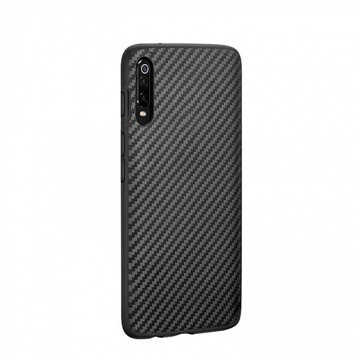 Чехол ТПУ для Samsung Galaxy A50 (011068) черный карбон