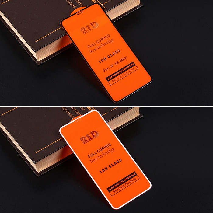 Защитное стекло Full Glue 5D для Apple iPhone XS Max (010630), черный